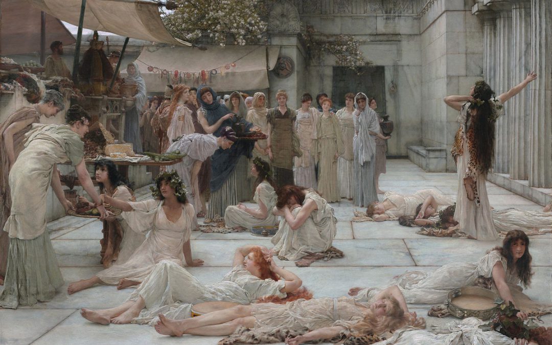 The Women of Amphissa by Lawrence Alma-Tadema