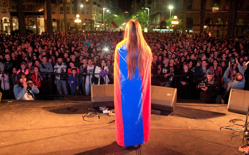 Jóvenes Armenios del Uruguay marchan este viernes