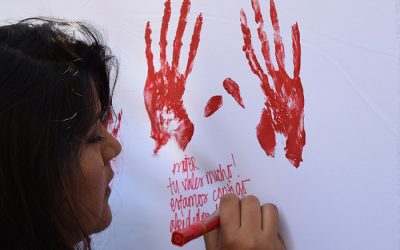 Intervención urbana sobre violencia de género: “Fue muy movilizador”