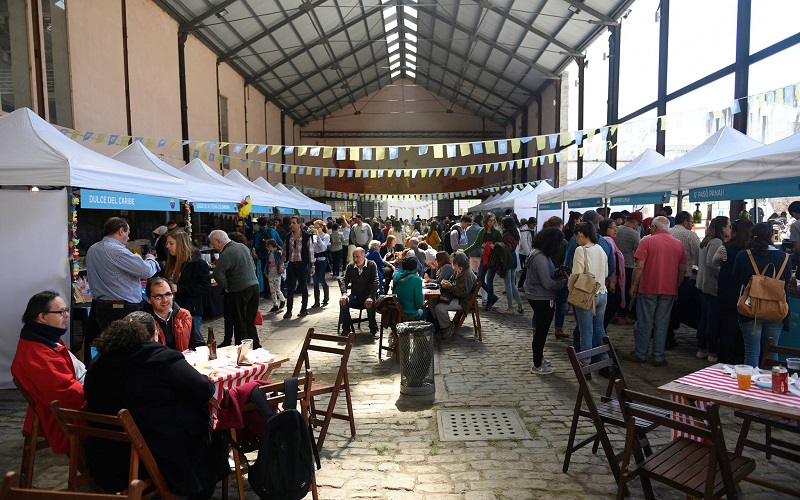 Feria gastronómica de migrantes en la Noche de los Museos