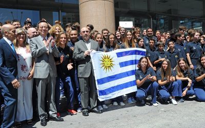 Deportistas uruguayos viajan a China con educación asegurada