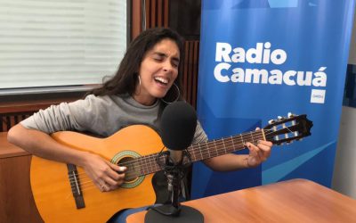 Con Inés Errandonea que estará en Canciones de Otoño en Sala Camacuá