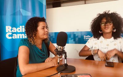 Con Nira Pose y Mikaela Sánchez de Mizangas Mujeres Afrodescendientes
