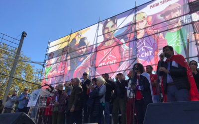 Histórico acto del 1 de mayo con participación de la Intersocial Feminista
