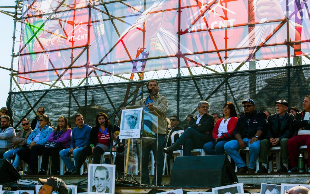 1 DE MAYO: Escuchá el discurso de Fernando Pereira, presidente del PITCNT