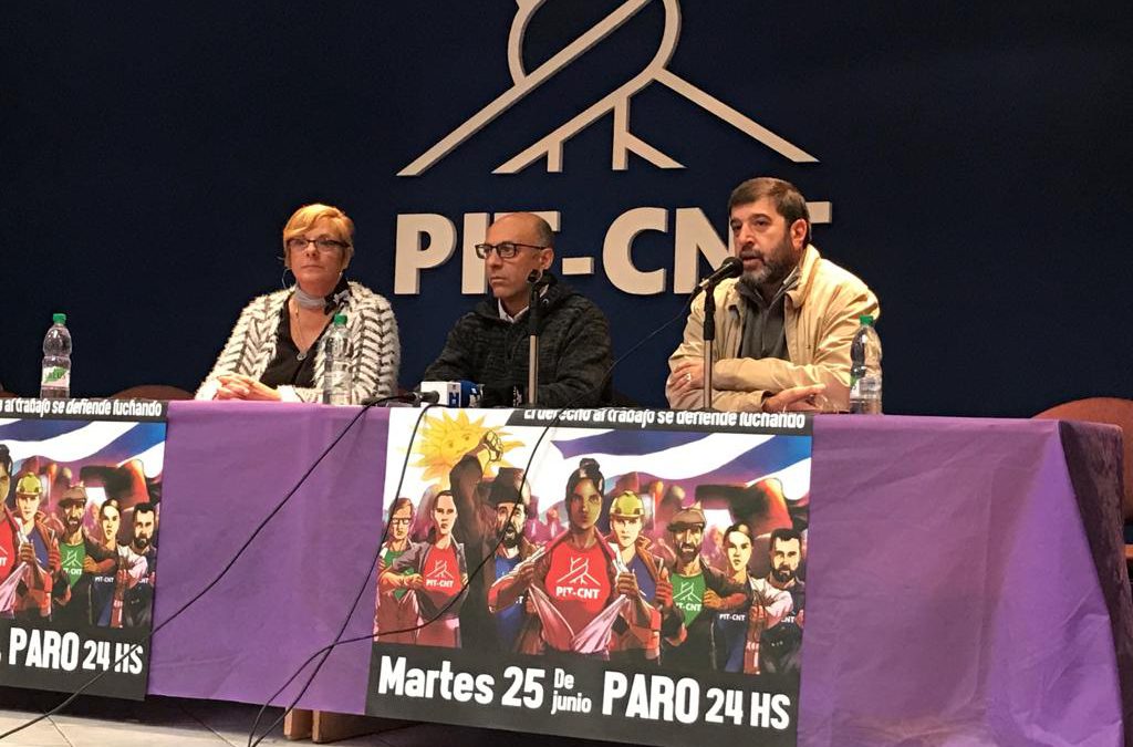 PARO GENERAL | Conferencia de prensa del PIT-CNT