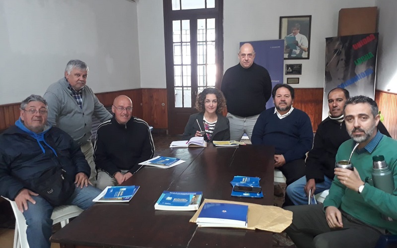 La Junta Departamental de Paysandú recibe delegación de AEBU