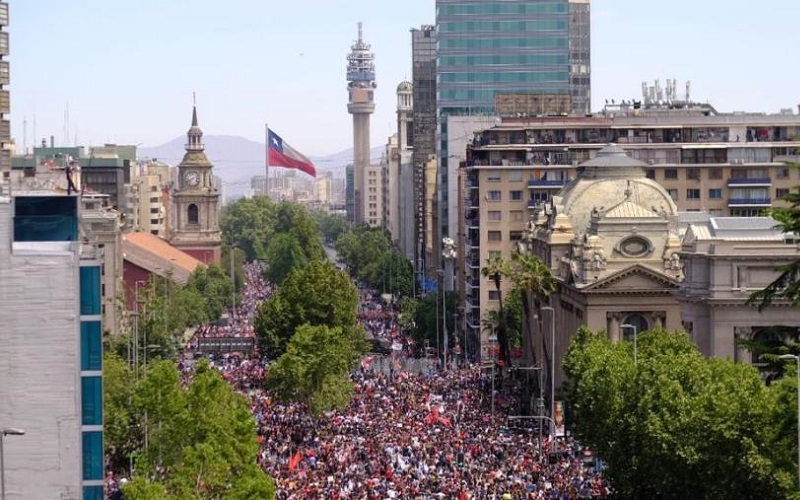 Con Javier Márquez dirigente de la Confederación Bancaria de Chile