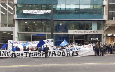 Banca Oficial: paro, agite y asamblea este viernes enfrente a sucursal del BROU