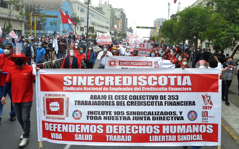 Reintegro de 105 trabajadores en Perú con apoyo de UNI, un ejemplo de cooperación internacional