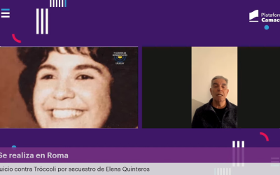 Continúa en Roma el juicio por la desaparición de Elena Quinteros