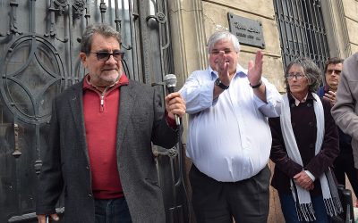 AEBU inauguró placa recordatoria en la casa que albergó su primera sede