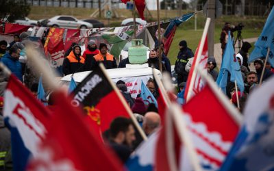 113 días de conflicto, 8 días de huelga