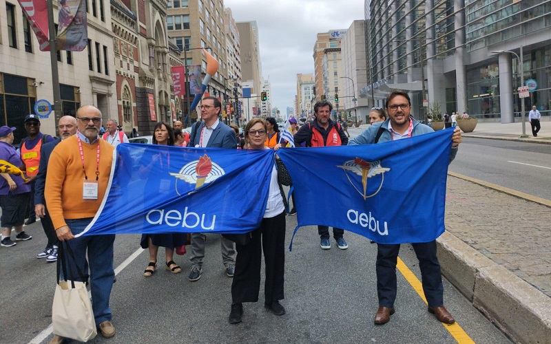 AEBU estuvo presente el VI Congreso Mundial de UNI Global Union en Filadelfia