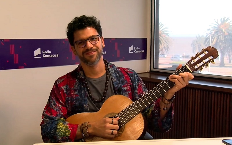 José Delgado llegó para presentar un encuentro musical uruguayo-venezolano