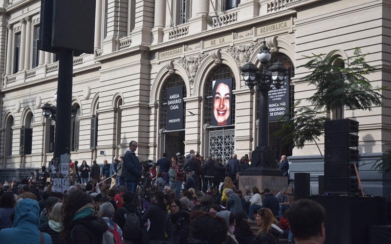 Homenaje a Amelia Sanjurjo: miles de uruguayos dieron su adiós a la compañera