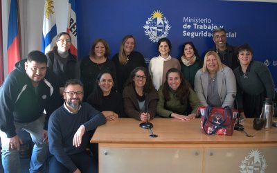 Comisión de Salud Laboral de AEBU participó de charla formativa en el MTSS