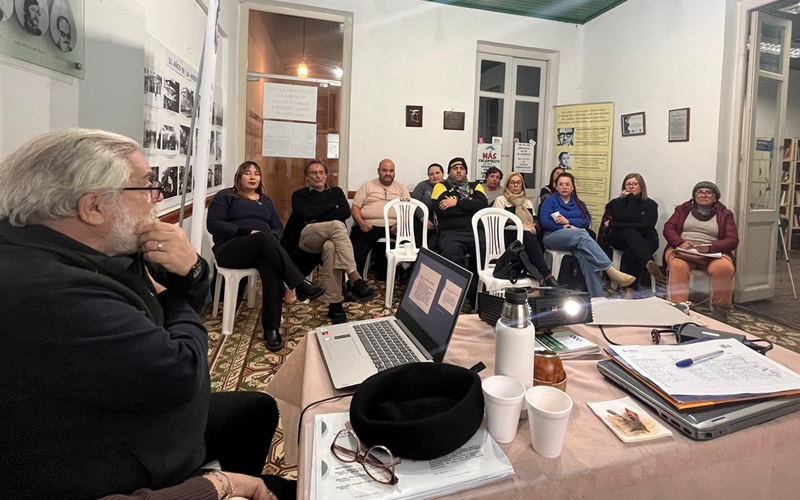 Comisión de Salud Laboral de AEBU brindó taller de formación en Las Piedras