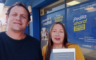 Difundiendo conquistas: AEBU recorrió administradoras de crédito de Canelones
