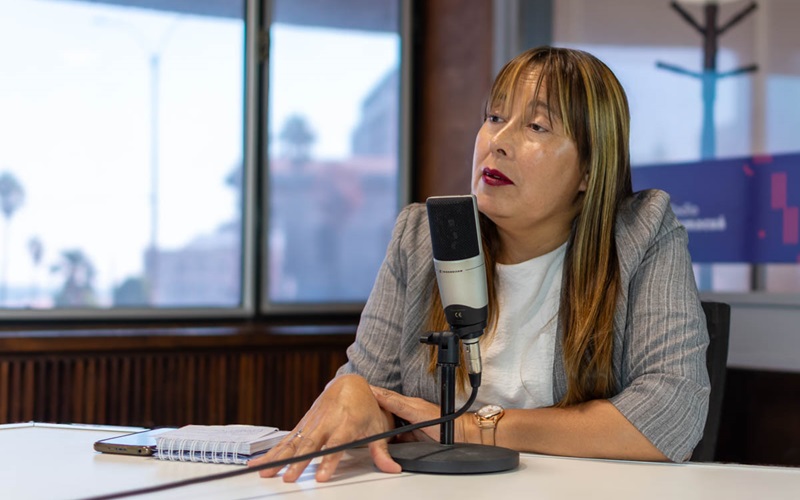 Seccional AEBU Las Piedras organiza intervención en la plaza por el 8M
